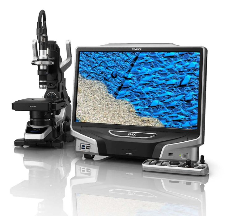 Keyence's new VHX5000 digital microscope sets a new standard in